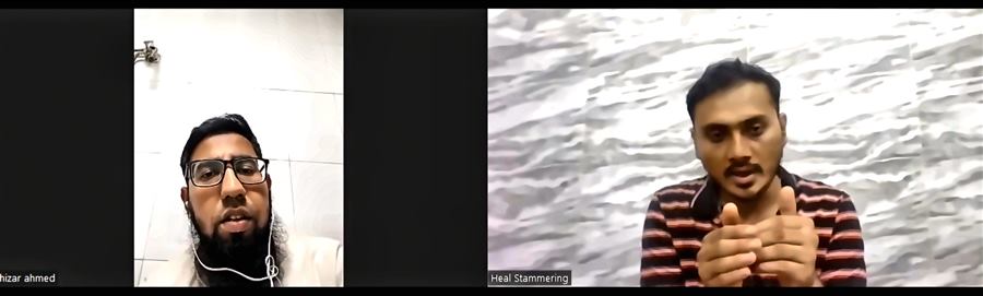 Heal Stammering online training video call session 4